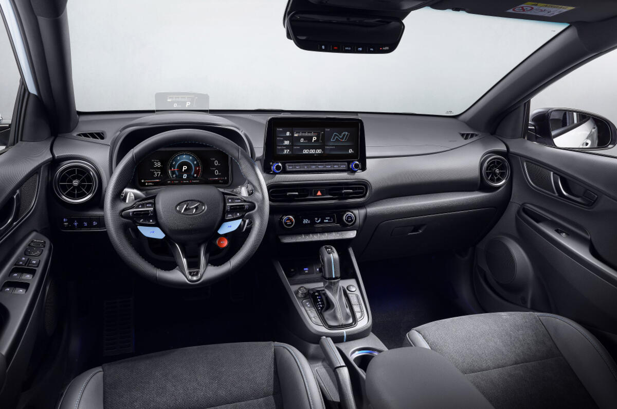 96 Hyundai Kona N official images dashboard