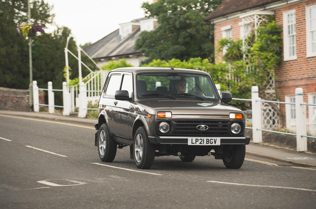 96 Lada Niva EOL feature road front 96 Lada Niva EOL feature road front