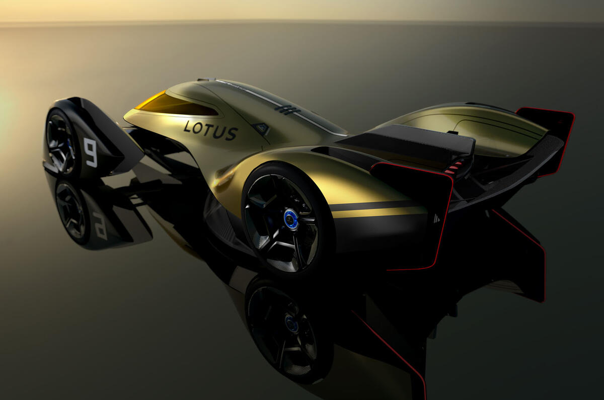 96 Lotus E R9 endurance racer concept official rear