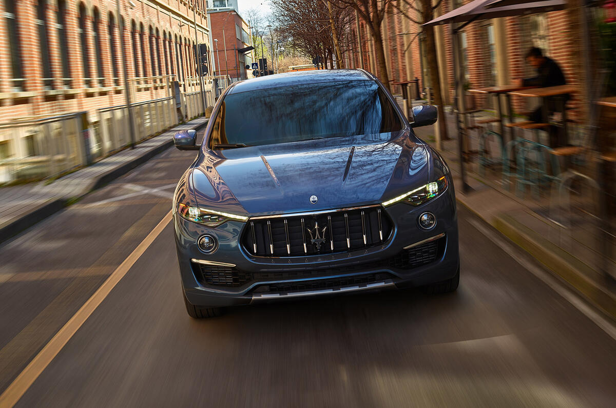 96 Maserati Levante Hybrid 2021 official images nose 96 Maserati Levante Hybrid 2021 official images nose