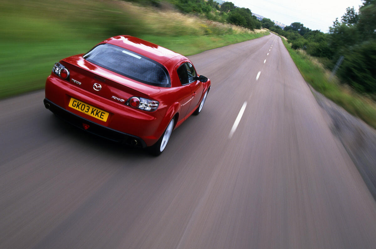 Mazda RX8 2003 rear quarter tracking Mazda RX8 2003 rear quarter tracking