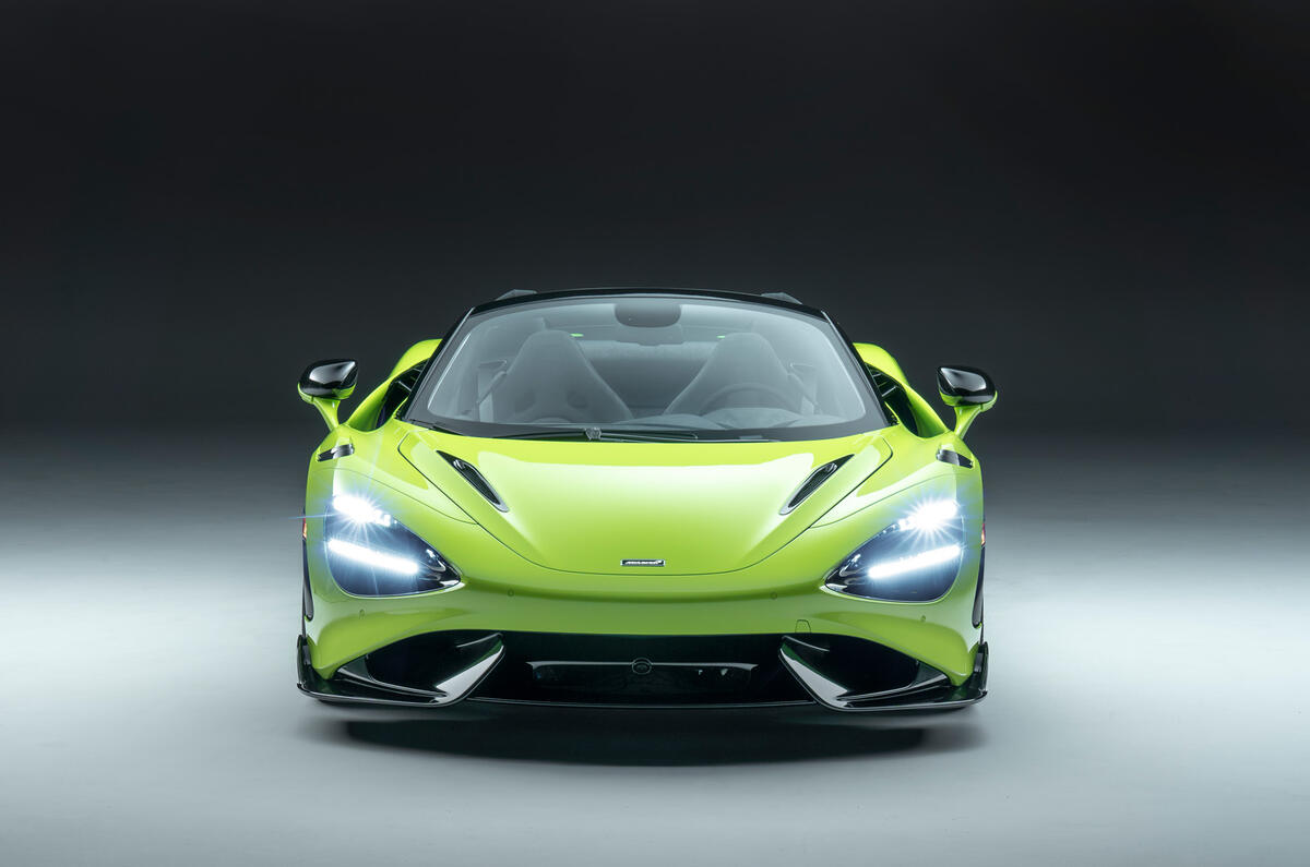 96 McLaren 765LT Spider studio nose