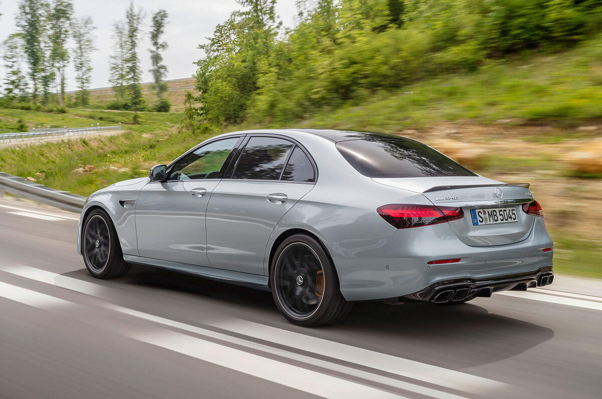 2020 Mercedes-AMG E63 facelift - saloon rear 2020 Mercedes-AMG E63 facelift - saloon rear
