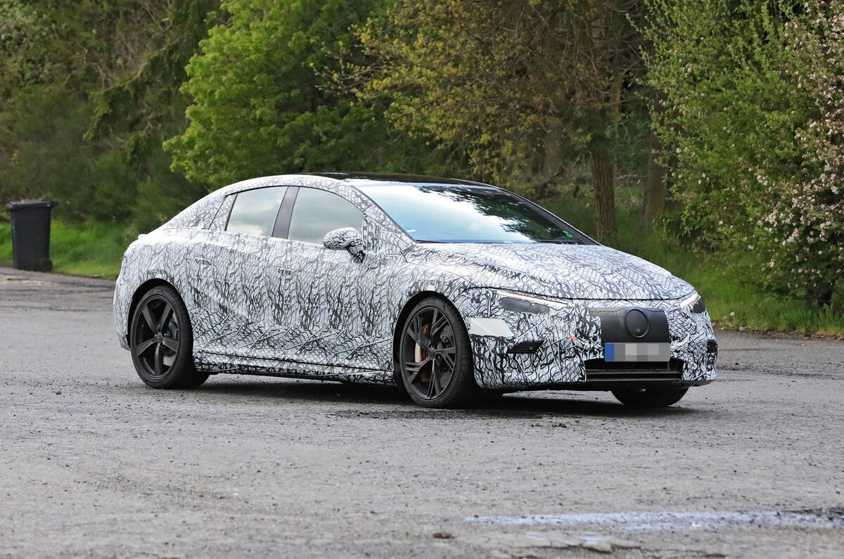 96 Mercedes AMG EQS spies