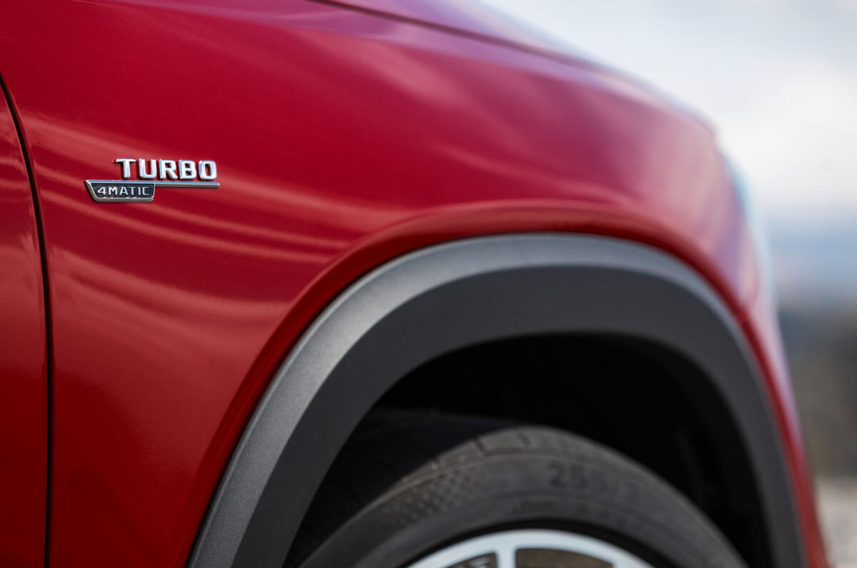 Mercedes-AMG GLB 35 2019 official press images - wheelarch