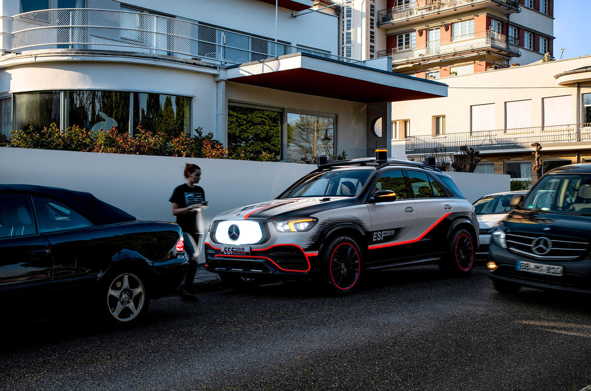 Mercedes-Benz ESF 2019 concept - official press images - side alert