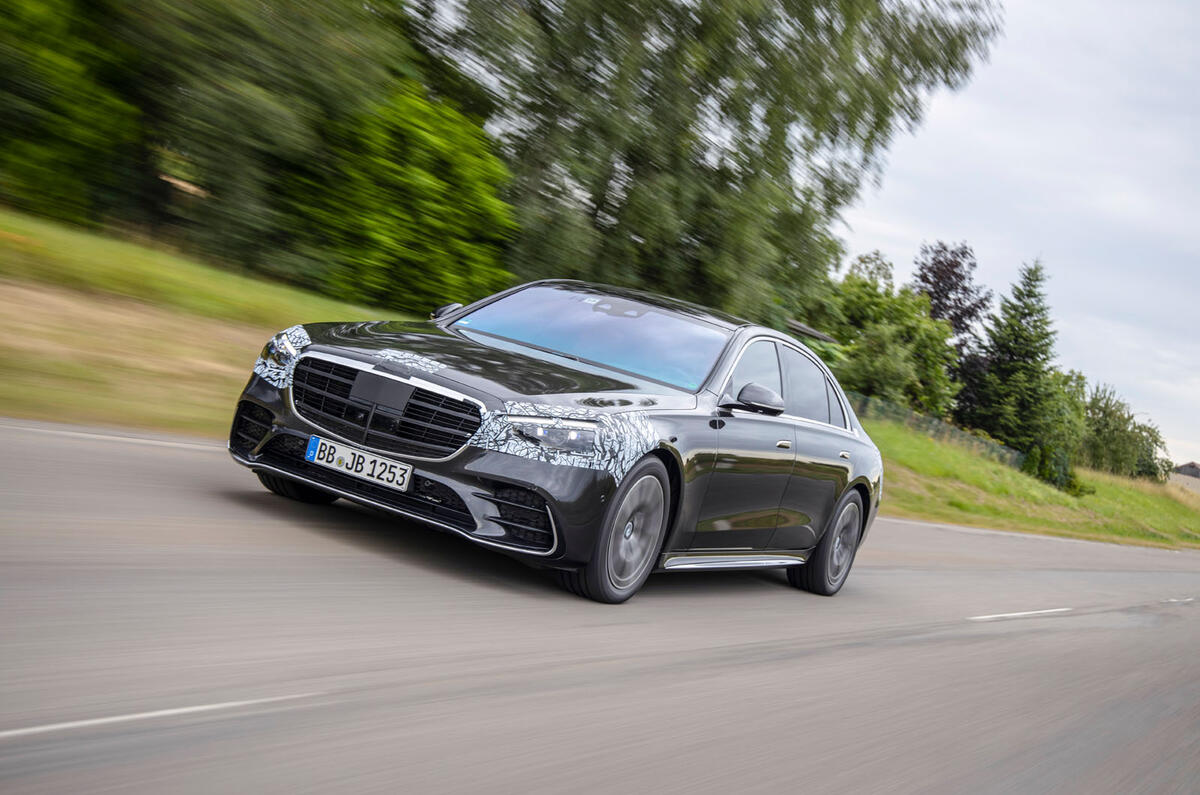 2020 Mercedes-Benz S-Class prototype ride - on the road 2020 Mercedes-Benz S-Class prototype ride - on the road