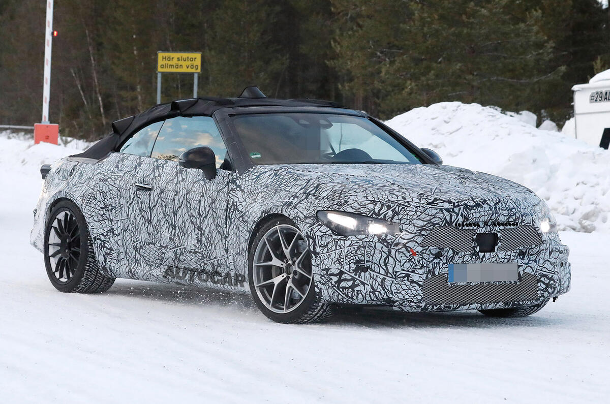 96 Mercedes CLE spy images 2022 tracking front 96 Mercedes CLE spy images 2022 tracking front