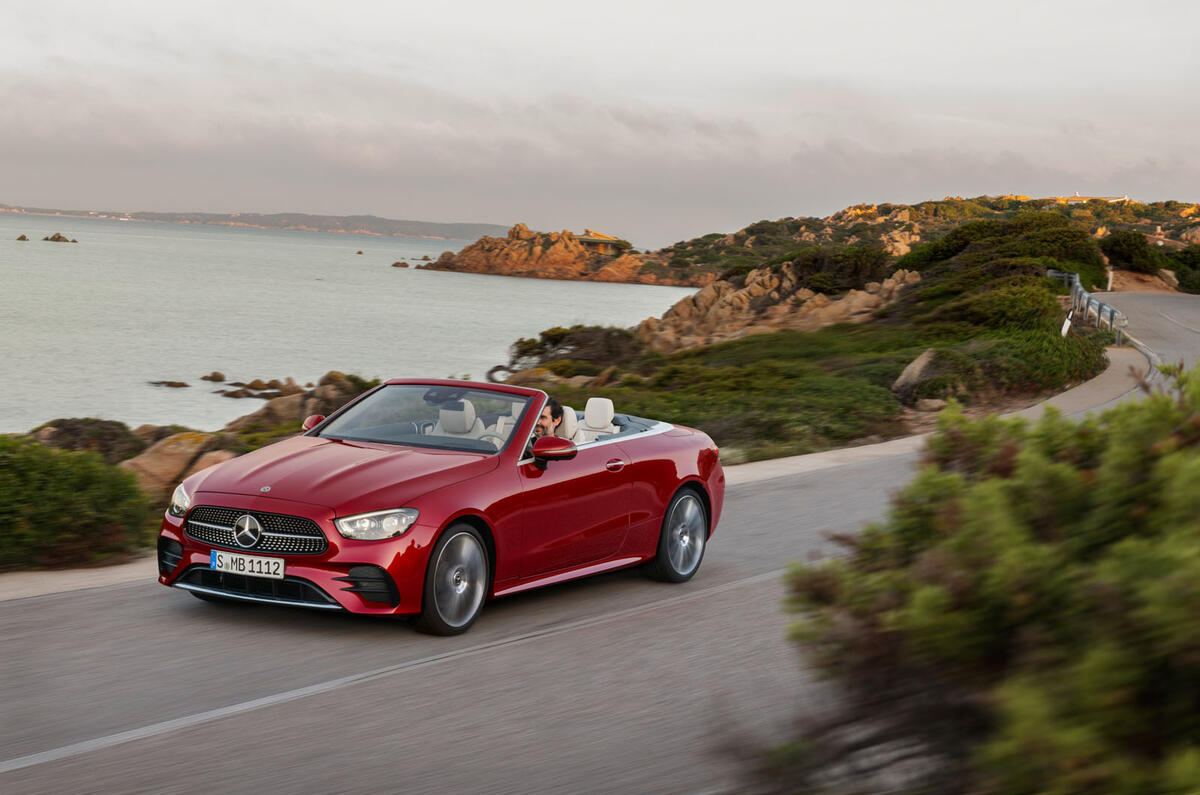 Mercedes-Benz E-Class cabriolet 2020 facelift - official images - front Mercedes-Benz E-Class cabriolet 2020 facelift - official images - front