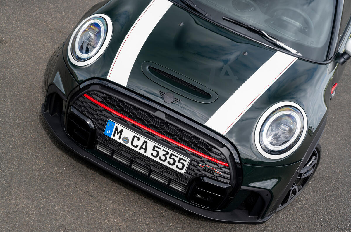 96 Mini JCW anniversary official images nose 96 Mini JCW anniversary official images nose