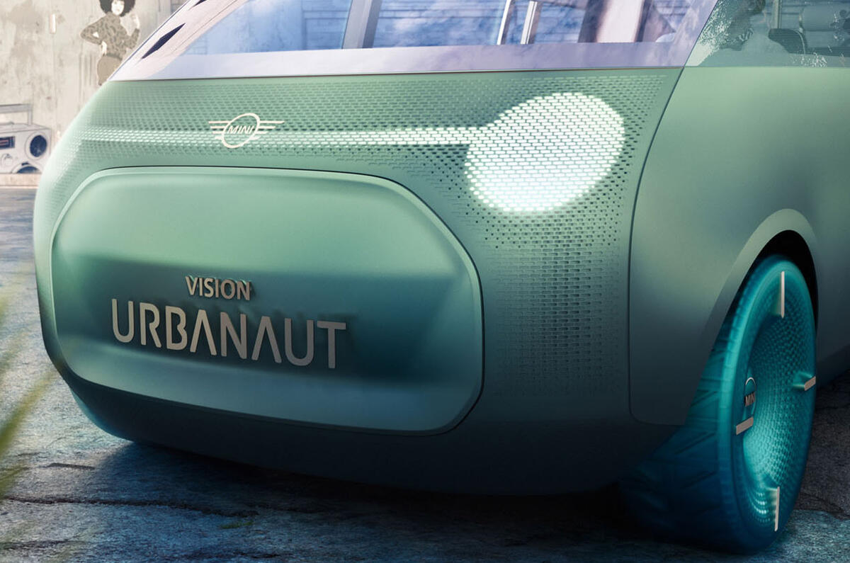 2020 Mini Urbanaut concept - front end 2020 Mini Urbanaut concept - front end