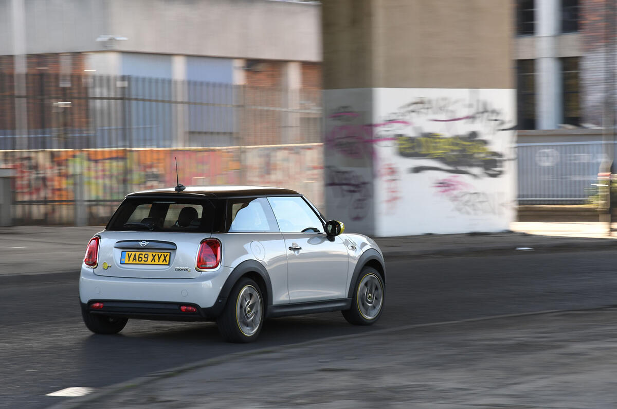 a month with a Mini Electric - tracking rear a month with a Mini Electric - tracking rear