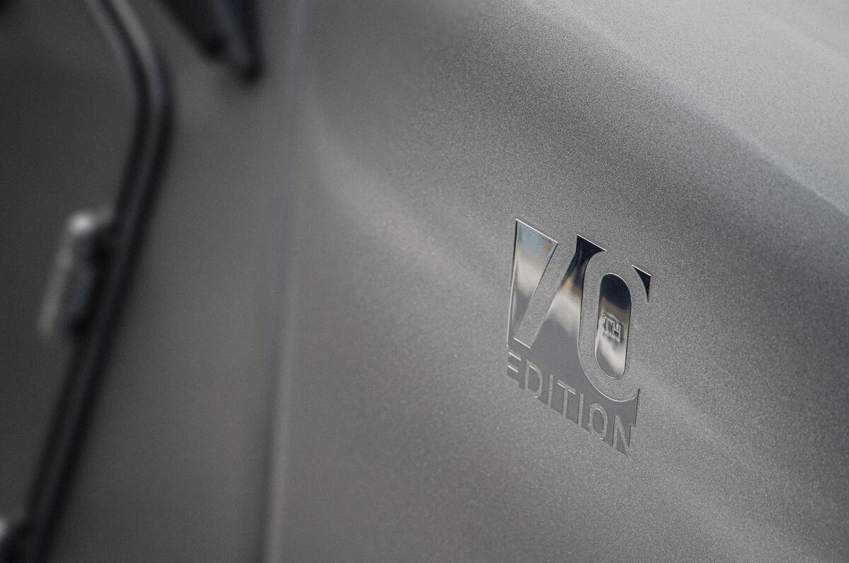 Morgan Plus Four 70th anniversary - badge