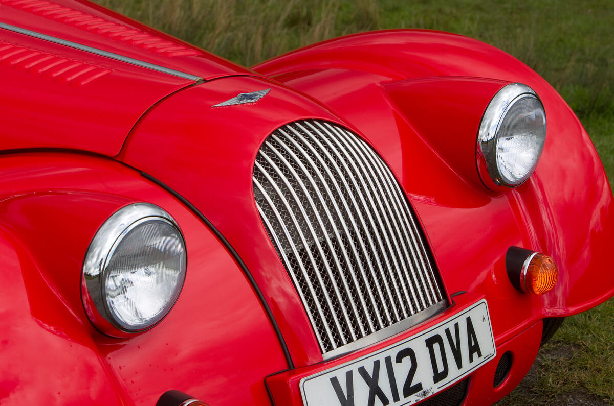 Morgan Plus 8 road test rewind - front end Morgan Plus 8 road test rewind - front end