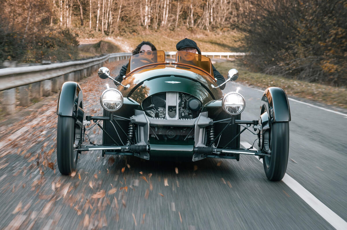 96 Morgan Super 3 2022 official images tracking nose