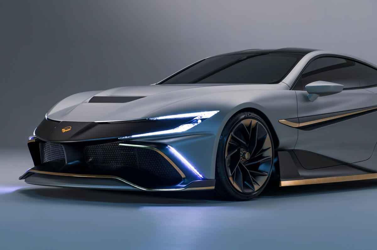 Naran Automotive hypercar official reveal - nose