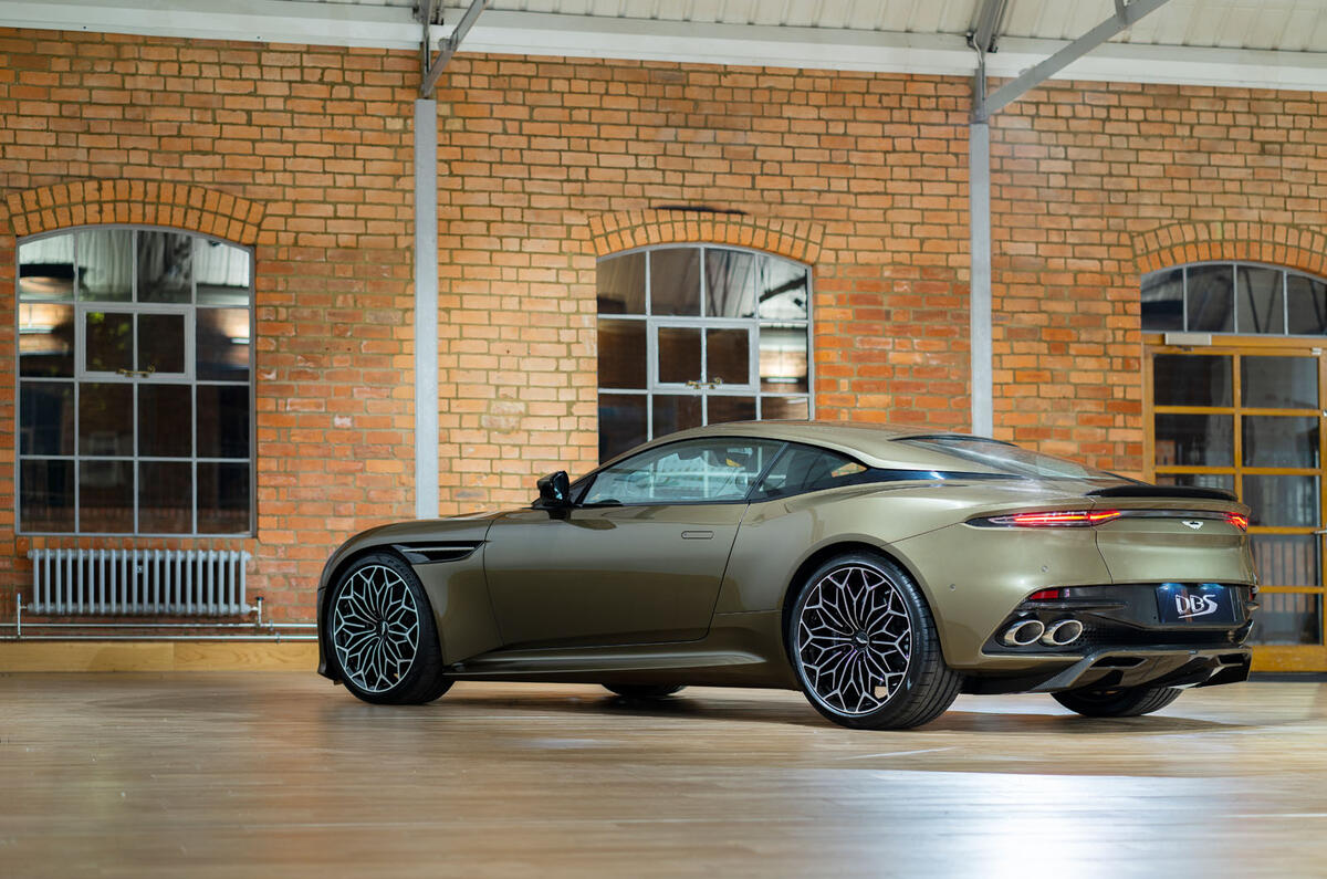 Aston Martin On Her Majesty's Secret Service Superleggera - rear