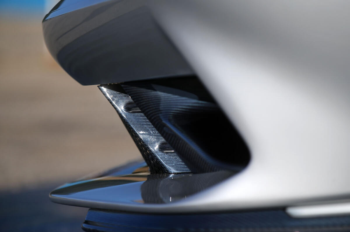 Pininfarina Battista customer preview event - front splitter
