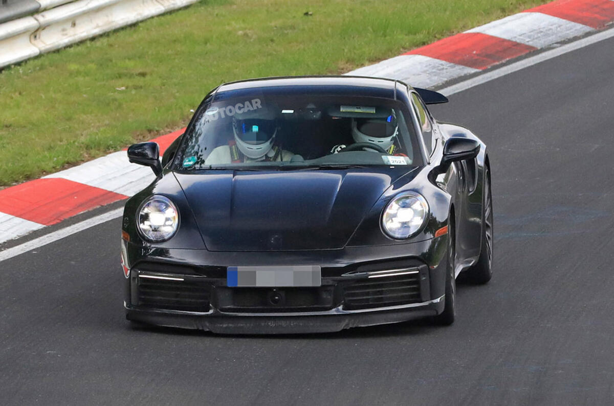 96 Porsche 911 hybrid spy images 2021 nose 96 Porsche 911 hybrid spy images 2021 nose