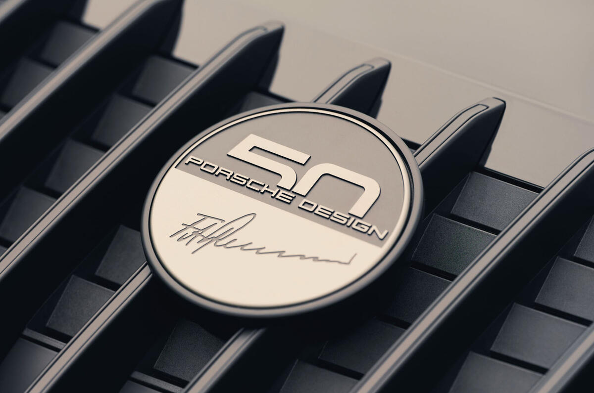 96 Porsche 911 Targa 50yrs porsche design official badge