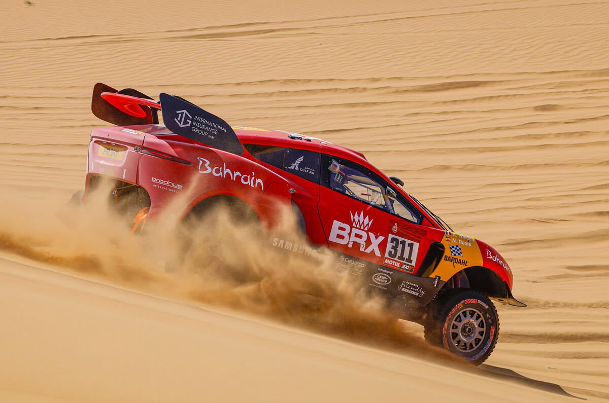 96 Prodrive BRX Dakar rally side 96 Prodrive BRX Dakar rally side