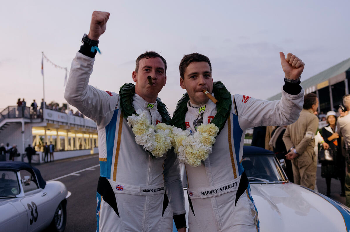 96 Racing Lines Goodwood revival Moss winners