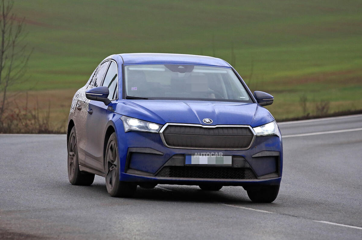 2021 Skoda Enyaq Coupe spy shots 2021 Skoda Enyaq Coupe spy shots