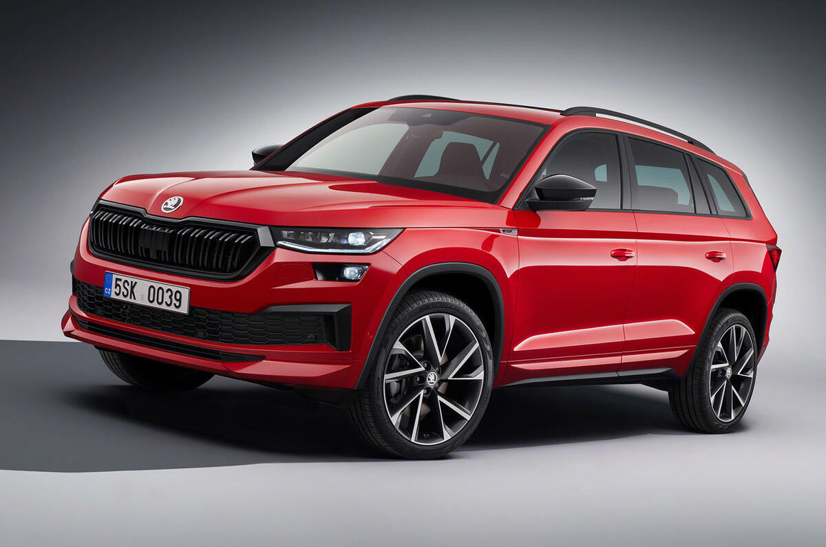 96 Skoda Kodiaq MY2021 facelift official images Sportline static front
