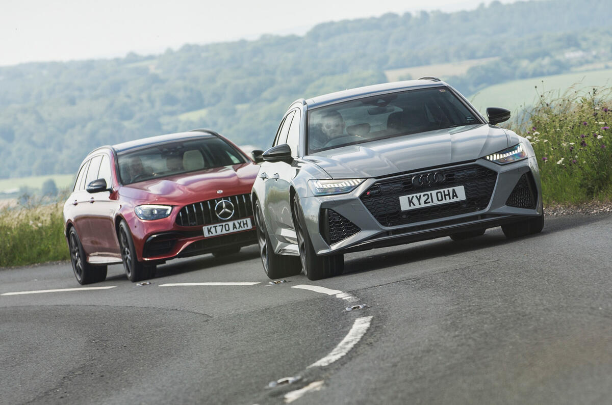 96 super estate triple test 2021 AMG Audi cornering 96 super estate triple test 2021 AMG Audi cornering