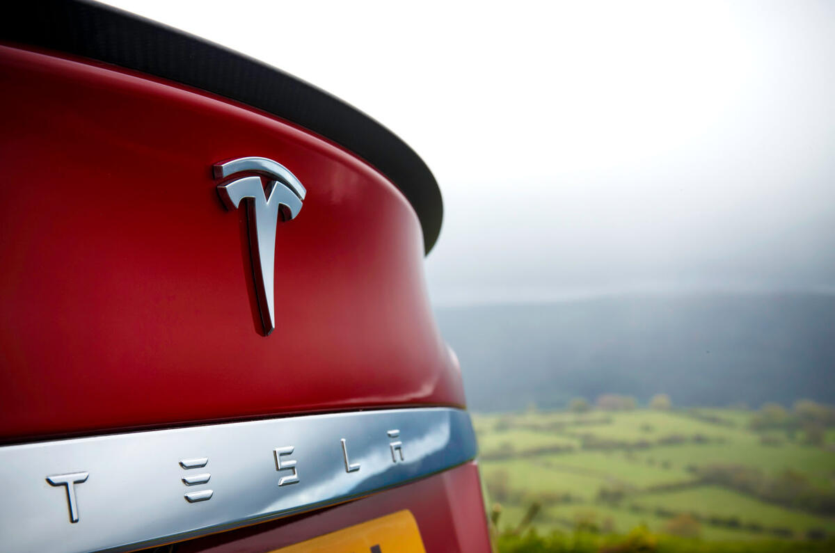 Tesla Model S - car of the decade - rear badge