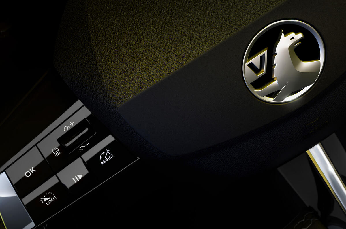 96 Vauxhall Astra 2021 teaser images steering wheel 96 Vauxhall Astra 2021 teaser images steering wheel