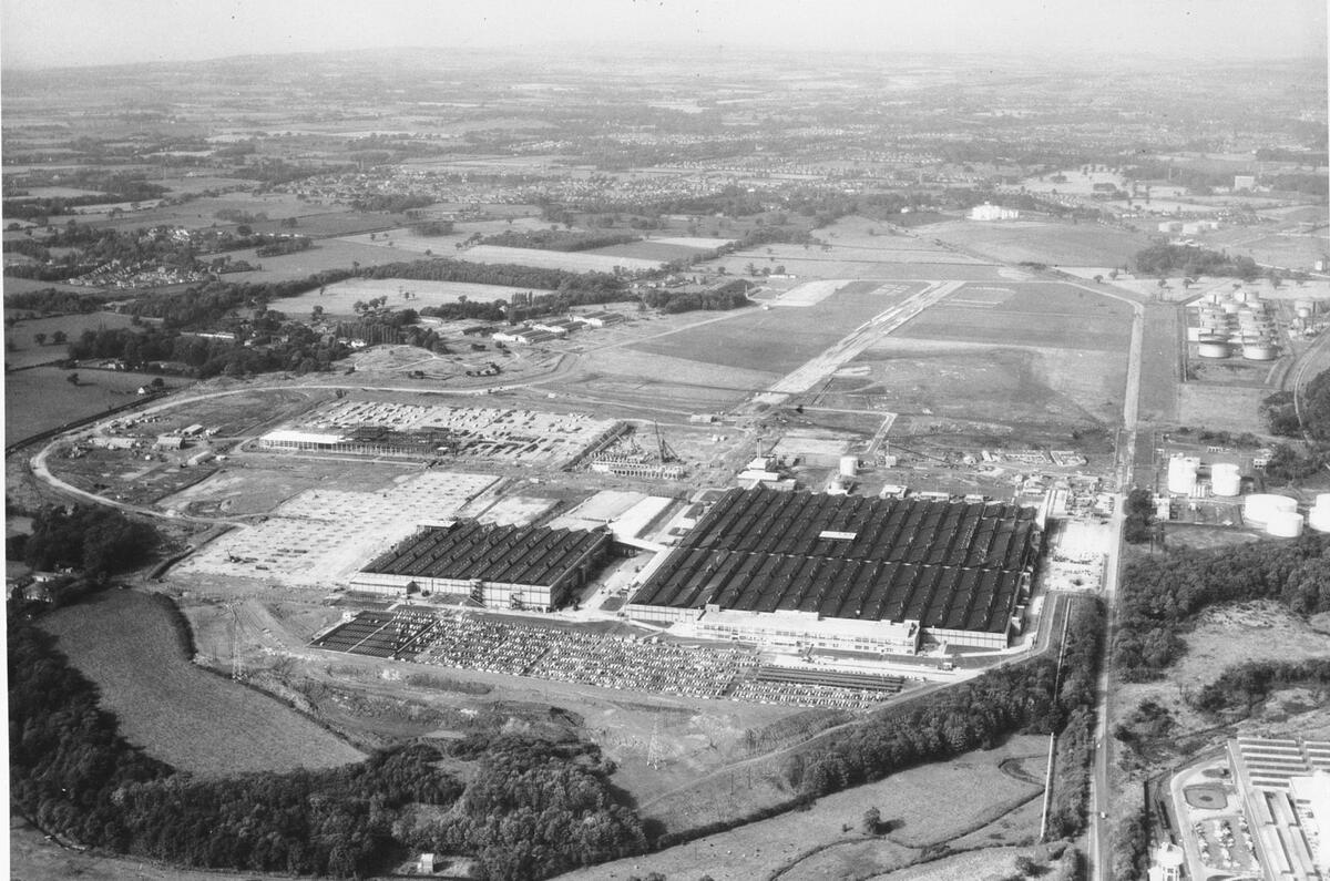 96 Vauxhall Ellesmere Port 1964 EP Aerial View 96 Vauxhall Ellesmere Port 1964 EP Aerial View