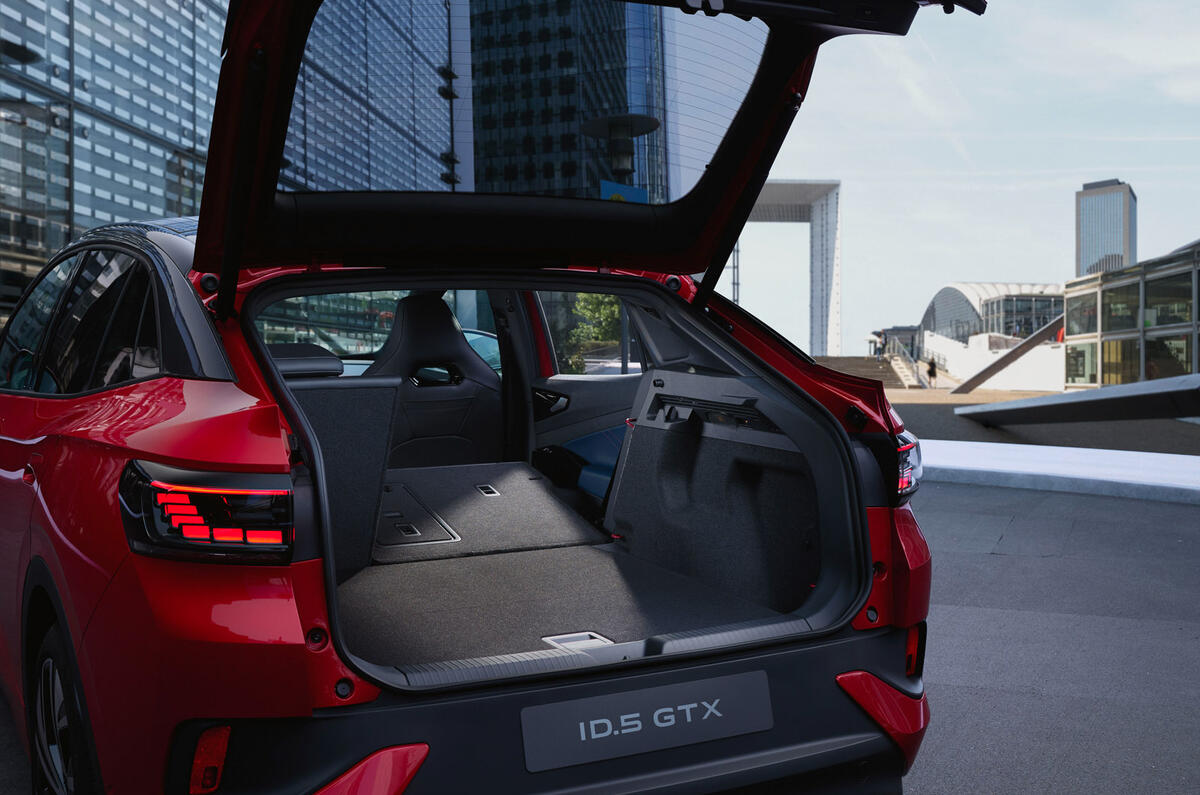 96 Volkswagen ID 5 GTX official reveal images boot