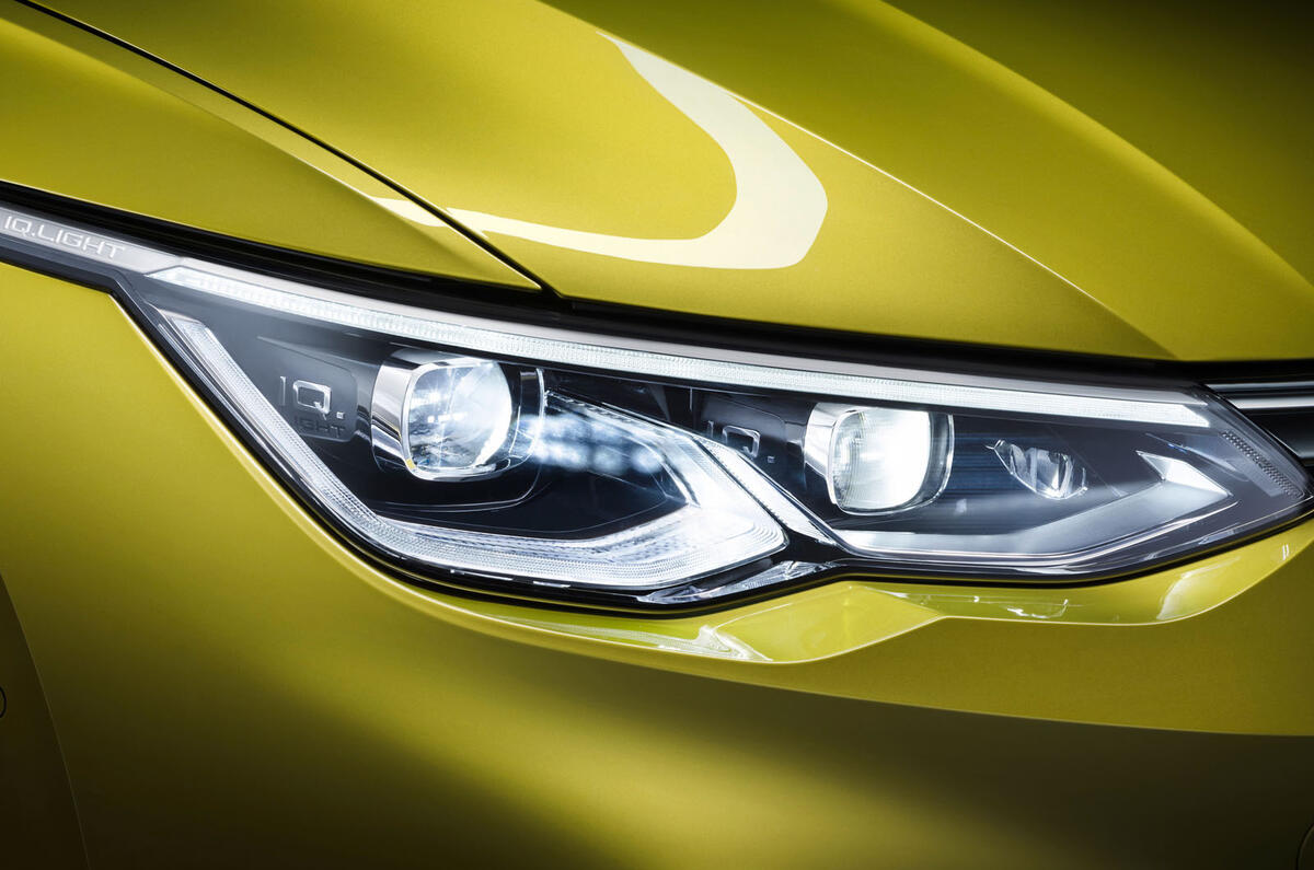 2020 Volkswagen Golf Mk8 official press - headlights