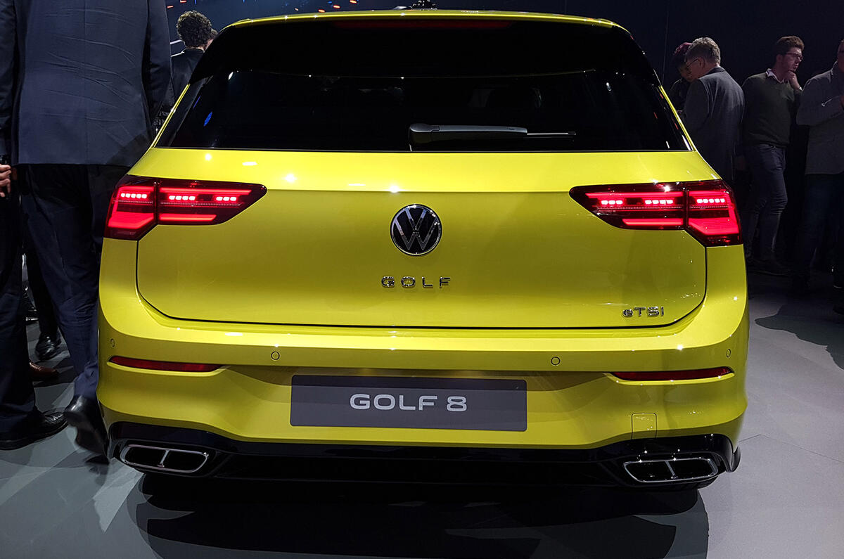 2020 Volkswagen Golf mk8 official reveal - rear end