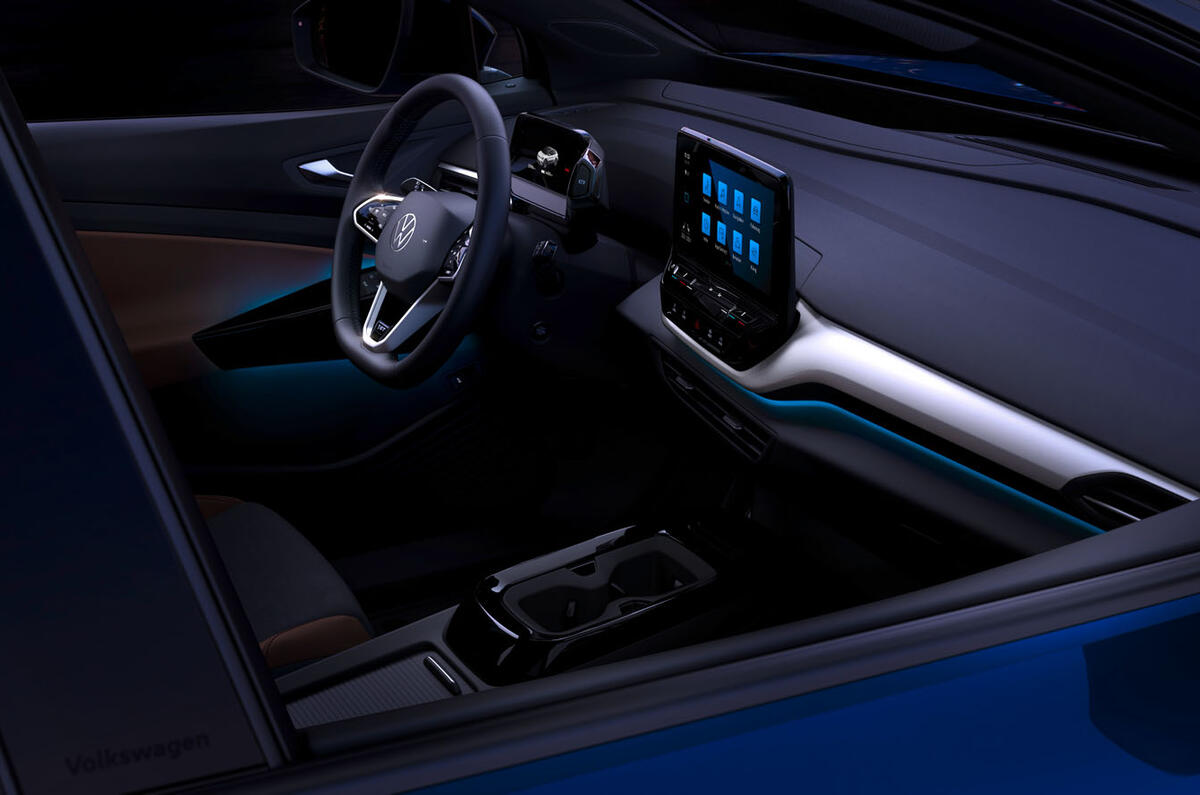 2021 Volkswagen ID 4 prototype drive - cabin