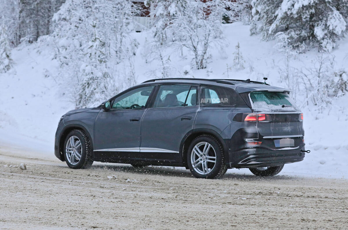 96 VW ID 7 spies winter 2020 back 96 VW ID 7 spies winter 2020 back