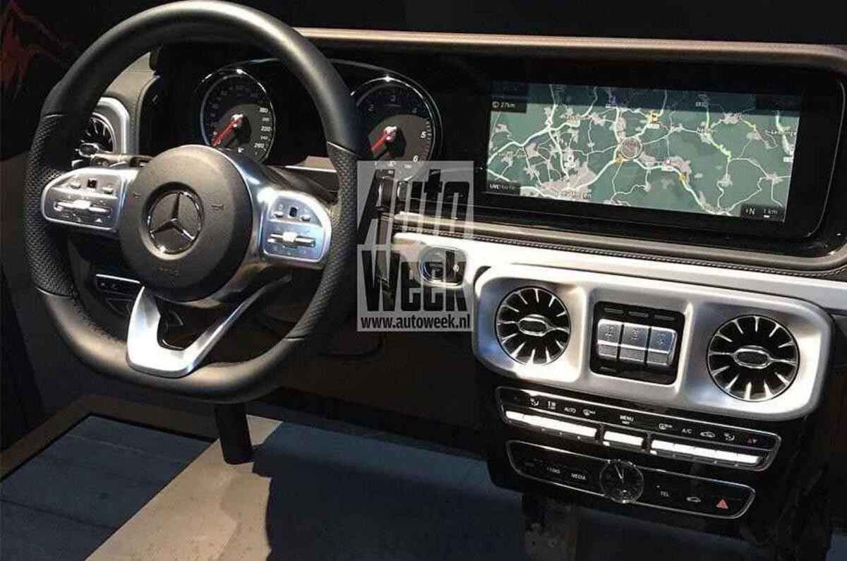 2018 Mercedes-Benz G-Class: all-new interior design leaked online