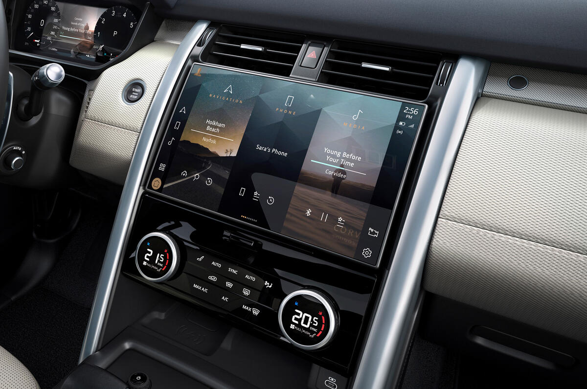 Land Rover Discovery MY2021 official images - infotainment
