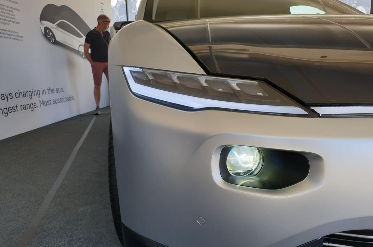 Lightyear One at Goodwood 2019 - headlights
