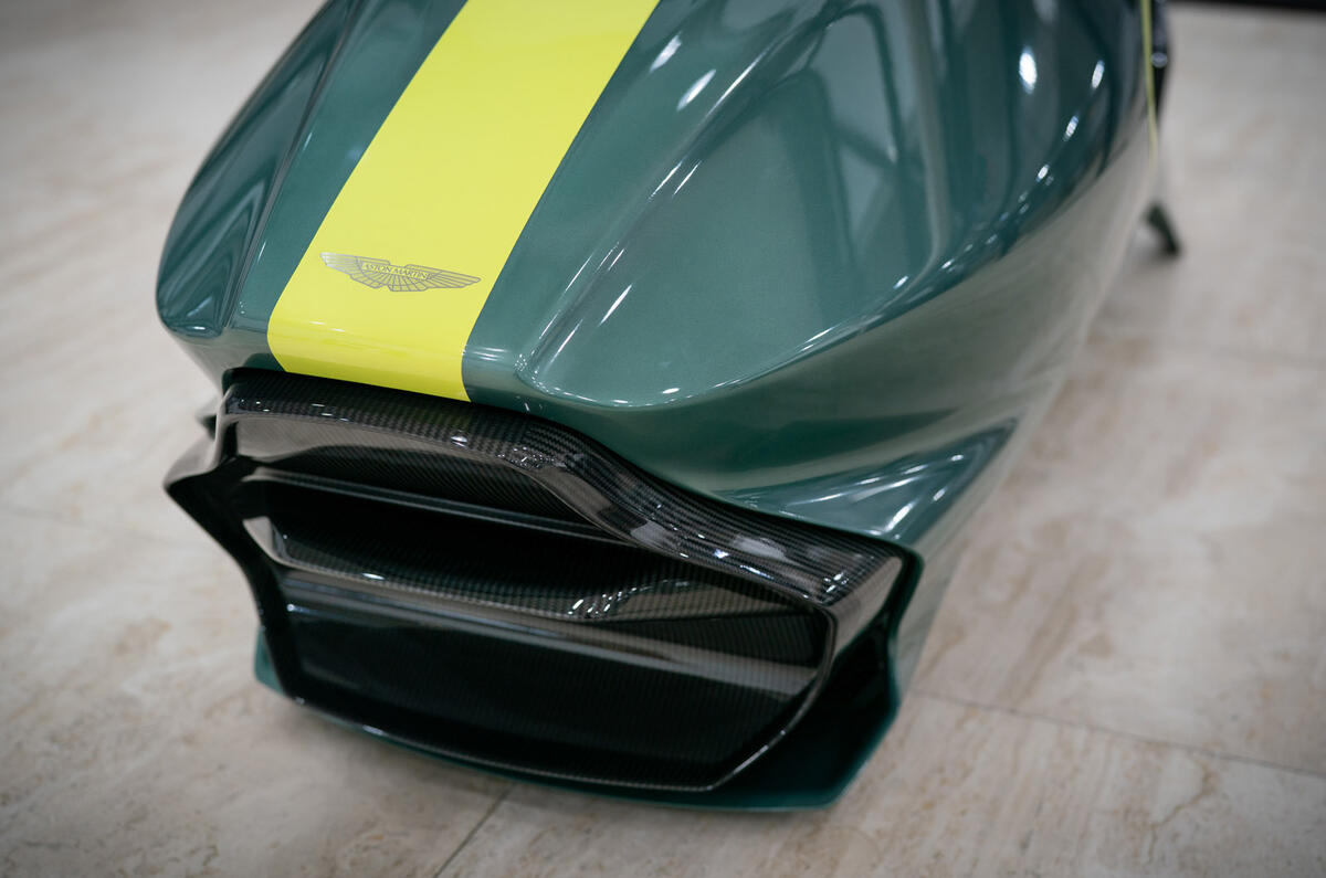 97 Aston Martin AMR C01 simulator tested nose 97 Aston Martin AMR C01 simulator tested nose