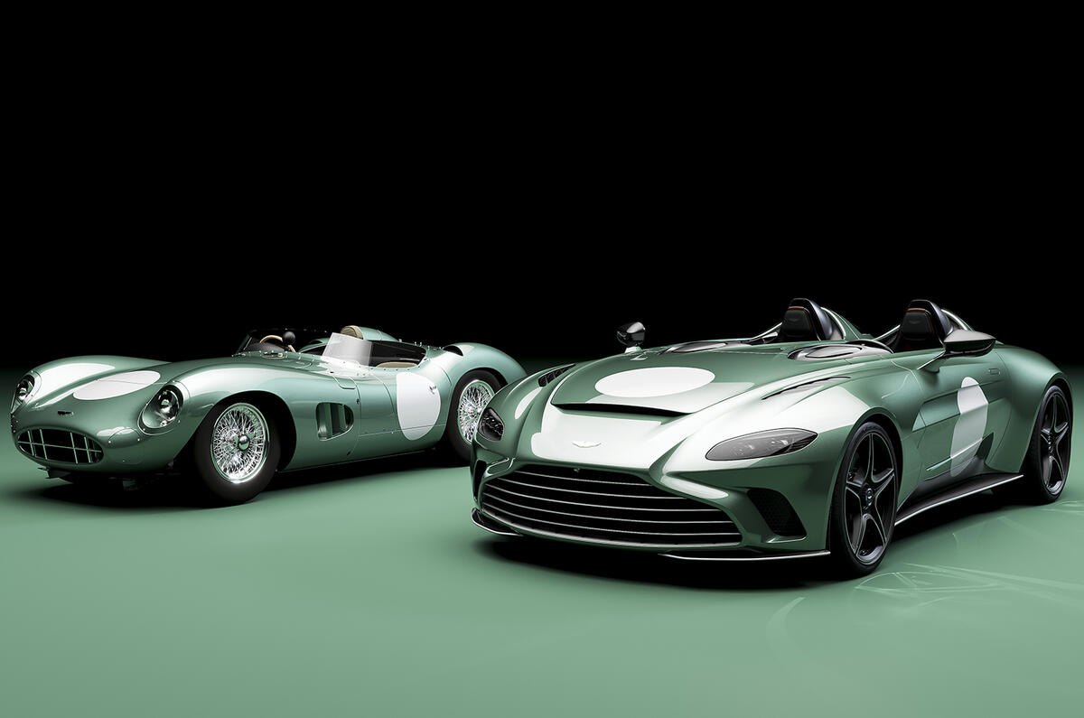 97 Aston Martin V12 Speedster DBR1 spec pair 97 Aston Martin V12 Speedster DBR1 spec pair