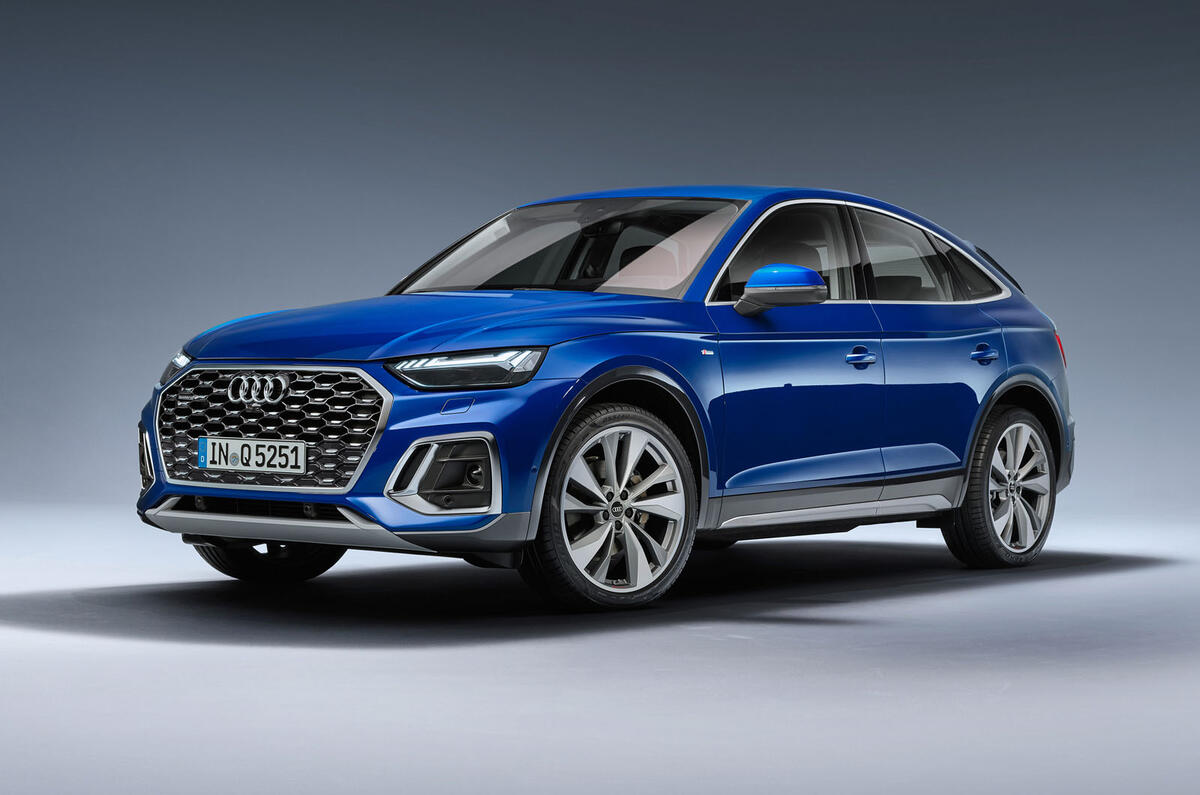 Audi Q5 Sportback 2020 official images - static front Audi Q5 Sportback 2020 official images - static front