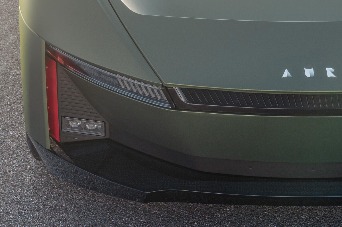 97 Aura electric speedster concept 2021 reveal headlights 97 Aura electric speedster concept 2021 reveal headlights