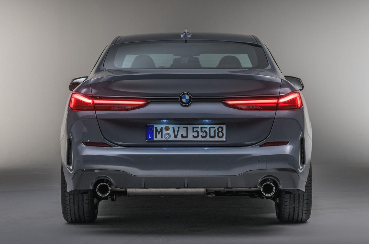 BMW 2 Series Gran Coupe studio static - rear