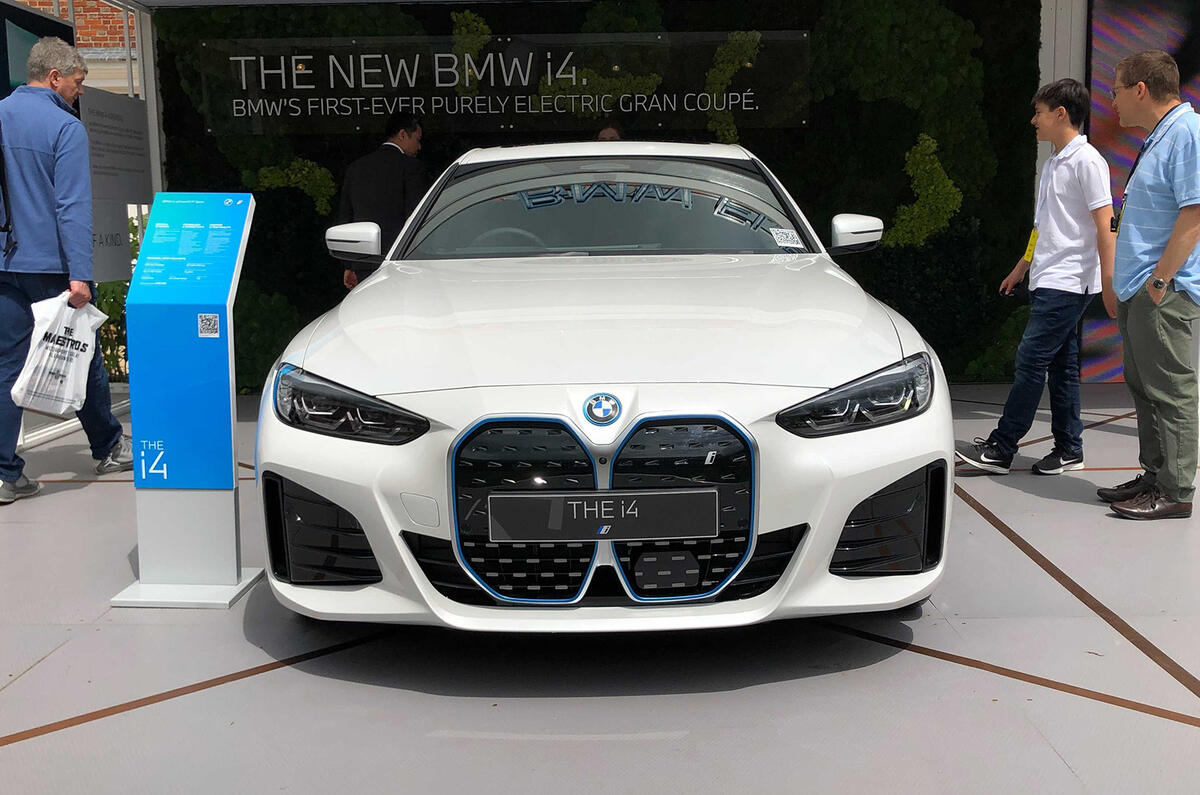 97 BMW i4 2021 Goodwood nose 97 BMW i4 2021 Goodwood nose