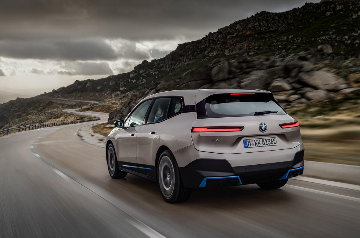 BMW iNext official images - tracking rear BMW iNext official images - tracking rear