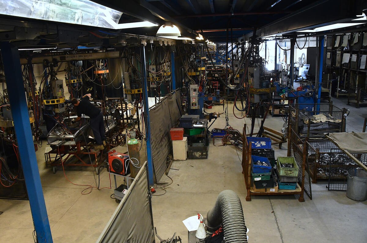 97 British Motor Heritage factory visit 2021 factory