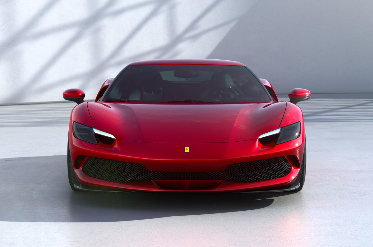 97 Ferrari 296 GTB 2021 official reveal nose 97 Ferrari 296 GTB 2021 official reveal nose