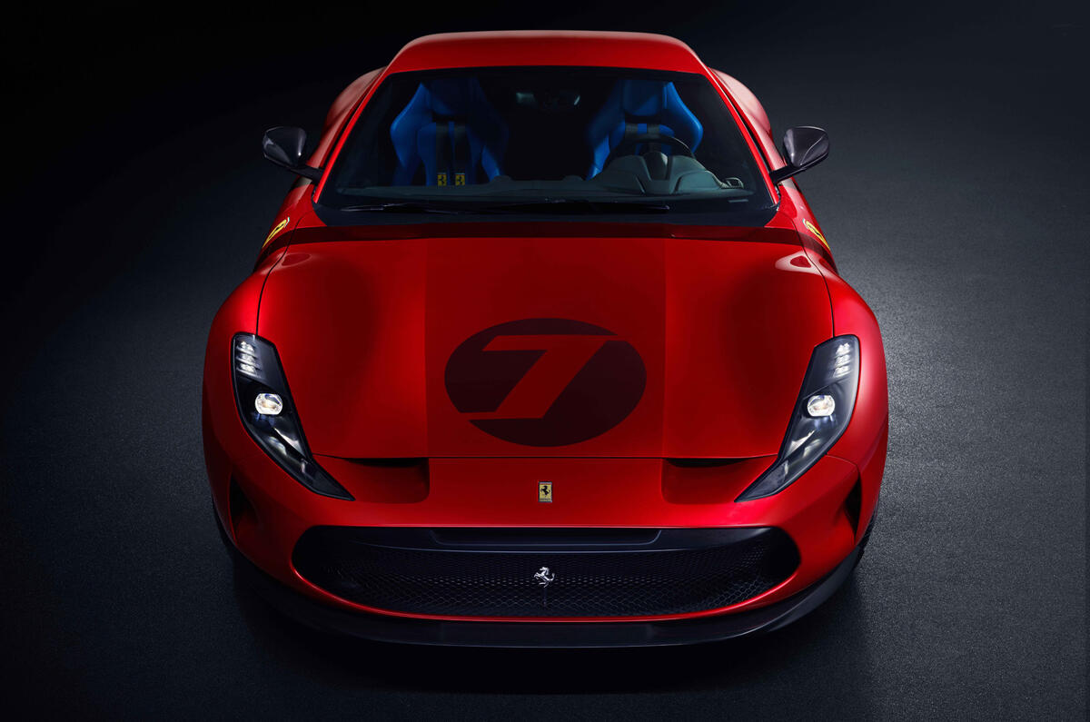 Ferrari Omologata official images - nose Ferrari Omologata official images - nose